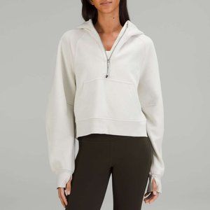 Lululemon Scuba Oversized Half-Zip Hoodie - Bone - M/L